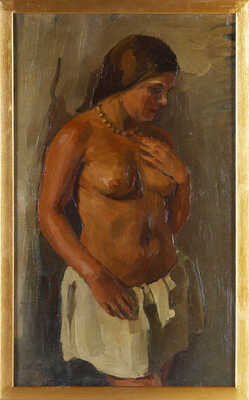 Соколов Михаил Георгиевич. Этюд с обнаженной натурой 